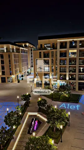 Fully Furnished 1BHK Apartment with Fountain View | Balcony | 2 Bathrooms | Al Mamsha