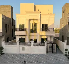 🏡 Classic Luxury Villa for Sale in Al Helio 1 – Ajman | Full Stone Facade | Rooftop 🏡