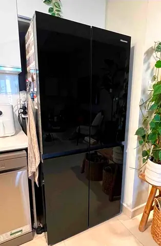 Free delivery Black Hisense 4-Door Refrigerator - Excellent Condition