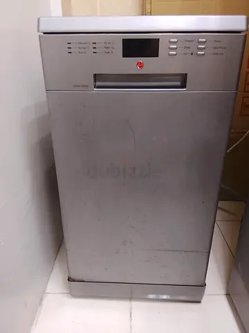Used Hoover Slimline Dishwasher - Stainless Steel, Single Column