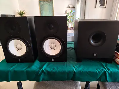 Yamaha HS8 pair + HS8S subwoofer