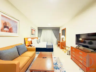 Dewa Free..!! Fully Furnished Studio with Balcony & Parking in 4-Cheques