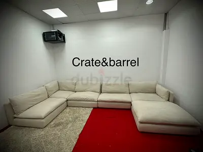 Almost brand new cratebarrel modular sofa