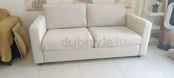Perfect condition Ikea vimle two seater sofa bed with mattresses Brand new