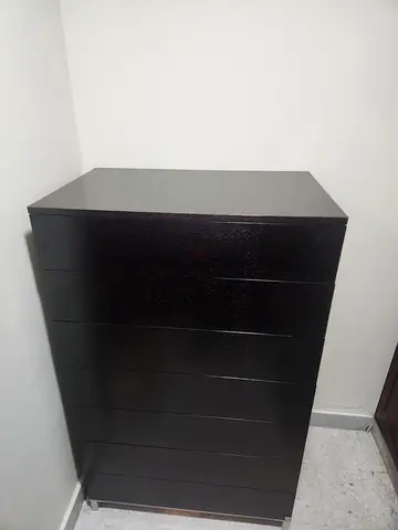 Imported from Japan premium 6-drawer Chest - Black, Good Condition