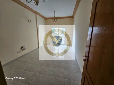 One month free 1BR hall with large balcony open view in Al Qasimia