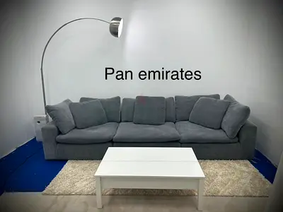 As perfect condition pan emirates pianca sofa