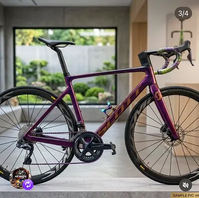 Scott RC- Full Carbon Aerodynamic Road Bike- Shimano -11 speed di2- Disc Brake