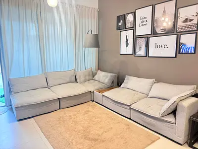 Light grey modular L-shaped sofa set (5+ seater + corner) - good condition