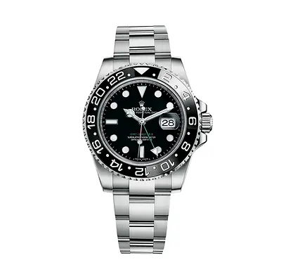 Rolex GMT-Master II Stainless Steel Black Bezel - Men’s Watch