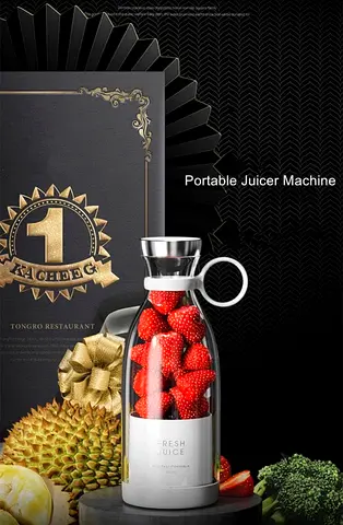 Mini Juicer Bottle