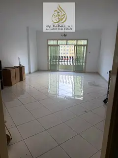 Front View 3 Bedroom Hall Apartment with Maid Room for Rent in Al Majaz 3 Sharjah | Balcony Facing A