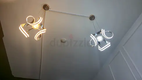 Modern LED Pendant Ceiling Light - Set of 2 Contemporary Fixtures