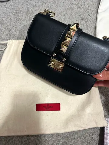 Authentic Valentino Glamlock Shoulder Bag