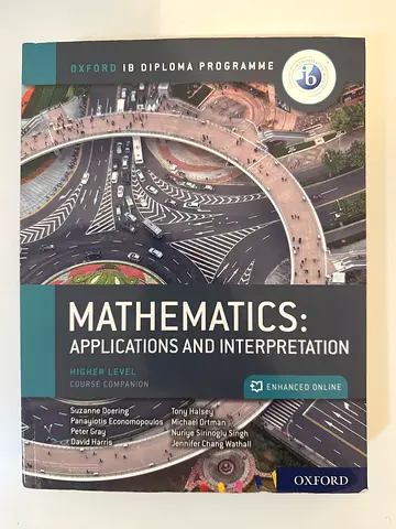 IB Book: Mathematics Applications and Interpretation Oxford (Higher Level)