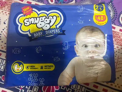 Snuggy Baby Diapers Size 2 S - Pack of 48 (Unopened)
