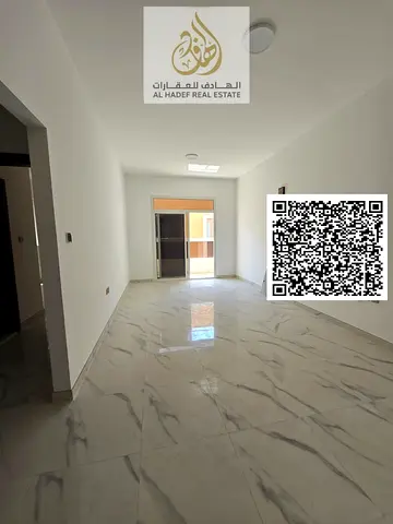 Apartment for annual rent in Ajman, Al Muwaihat, 3 rooms, a hall, two bathrooms and a master bedroo