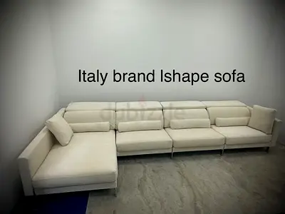 As like new condition Italy brand lshape sofa