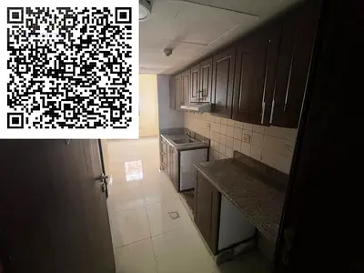 Lowest price studio in Ajman, Emirates, with separate kitchen cabinets