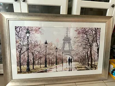 Paris picture frame large