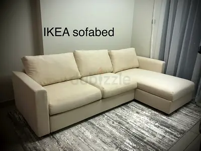 Almost brand new IKEA vimle beige color sofabed