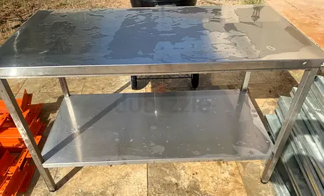 Stainless steel kitchen food grade table