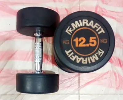 12.5kg Mirafit Dumbell set