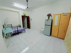 Spacious family sharing room for rent in flat (Bur Dubai) near Al Ghubaiba bus station.