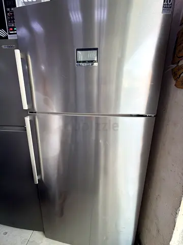 Stainless steel double-door refrigerator / freezer - good condition 800 liter
