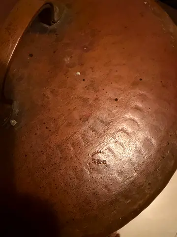 Antique copper steamer