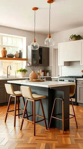 Modern kitchen island