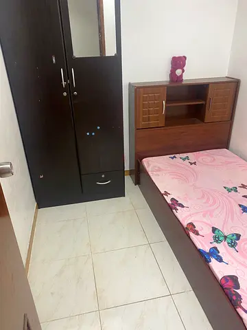 Semi Furnished Maids Room for Single person/ Non Smoking - India Srilanka Myanmar -Rigga metro 1 min