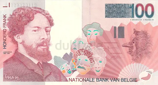BELGIUM 100 FRANK BANKNOTE 1995