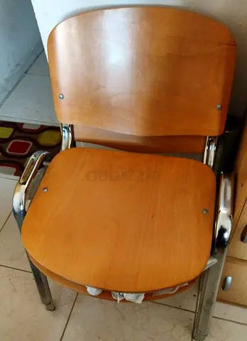 Urgent sale-Wooden and steel chair