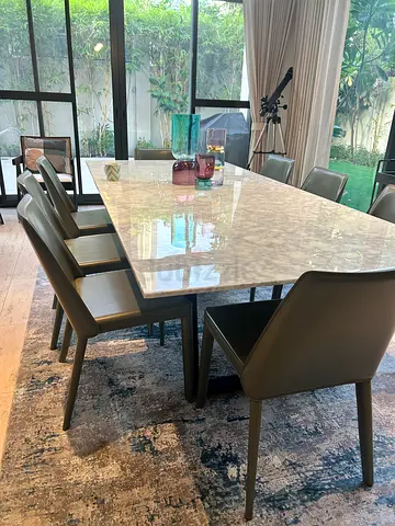 Marble Dining Table -- Chattels  More (with receipt)