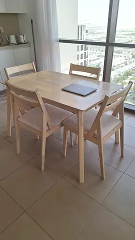 Table and 4 chairs