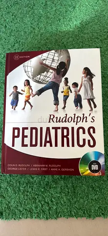 Rudolphs Pediatrics, 22nd Edition by Colin D. Rudolph, Abraham M. Rudol - Medical Textbook with DVD
