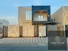 A premium first-tenant villa in Al Zahia with 5 master bedrooms, maid’s room, spacious majlis, mod