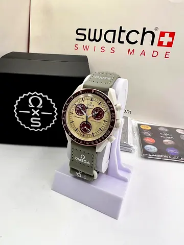 Omega swatch mens watch