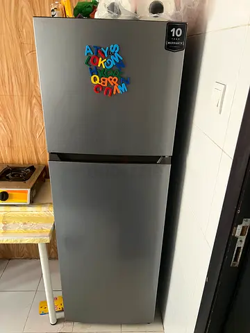 Kelon double-door refrigerator (top freezer) - good condition-leaving country