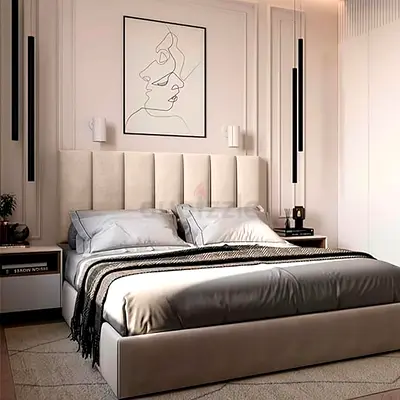 Modern Upholstered King Bed queen size king size