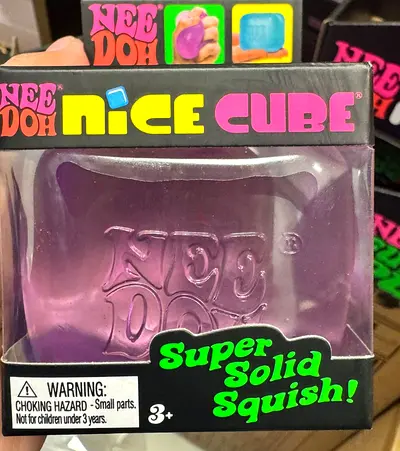 Nee Doh Nice Cube Super Solid Squish Toy (sealed)