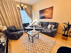 One bedroom and living room apartment for monthly rent in ALKHAN area with free internet