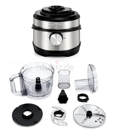 Black  Decker Food Processor Base with Accessories - Parts Set