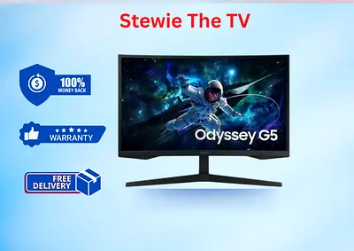 Samsung 27 inches G55C Odyssey G5 QHD 165HZ Curved Gaming Monitor LS27CG552 - Free Delivery