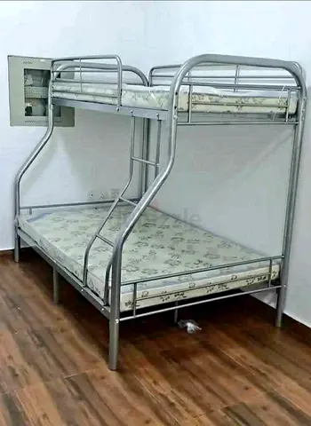 Metal bed Don double up single with mattress available