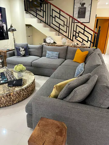Crate and Barrel Lounge III Deep Sectional Sofa