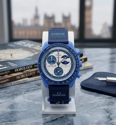 Blue Omega x Swatch Speedmaster MoonSwatch - New Master Copy With Perimium Quality