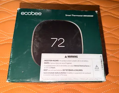 ecobee Smart Thermostat 6th Gen - Model Enhanced - Open Box