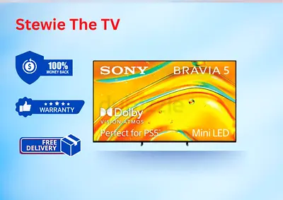 Sony BRAVIA 5 65 Inch Mini LED 120Hz 4K New Smart Google TV 65XR50 - Free Delivery - Full Warranty